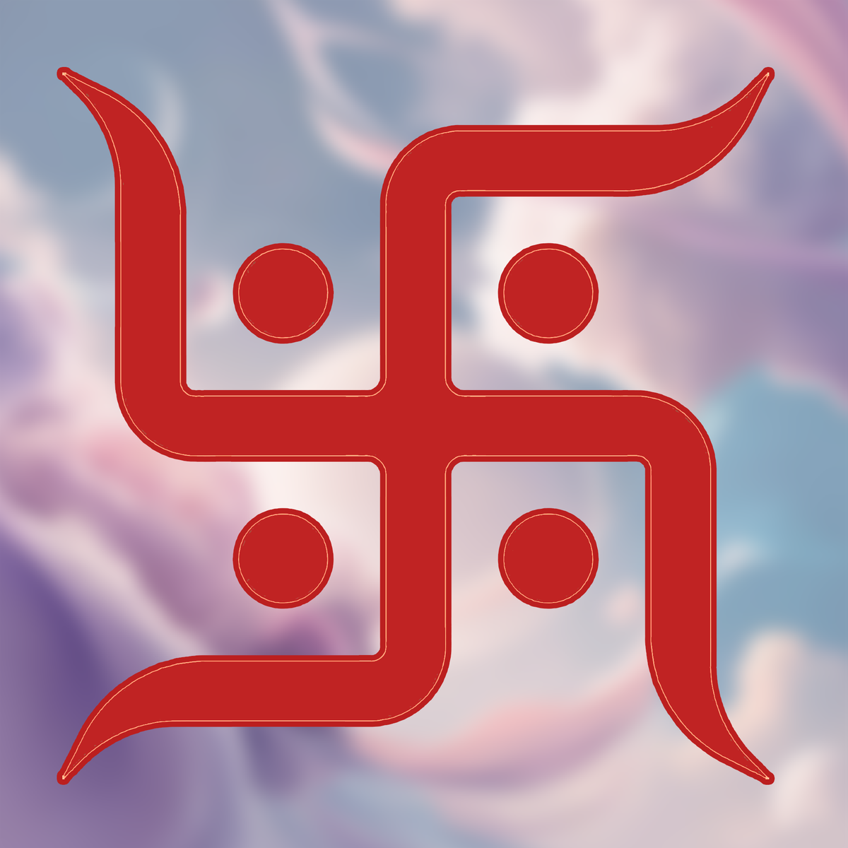 Swastik Symbol – Sacred Hindu Vinyl Sticker premium product image 1