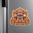 Lord Jagannath Divine Darshan Sticker Displayed on Refrigerator by STIXY