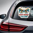 Don T Touch My Car Angry Eyes Sticker Waterproof Funny Car Warning Decal premium sticker product image 2