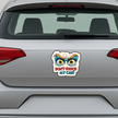 Don T Touch My Car Angry Eyes Sticker Waterproof Funny Car Warning Decal premium sticker product image 3