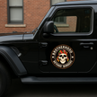Brotherhood Beyond Borders Sticker Biker Skull Decal Copy premium sticker product image 3