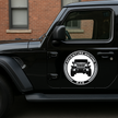 Brotherhood Beyond Borders Sticker Skull Bandana Biker Decal Copy premium sticker product image 4