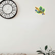 Krishna Bansuri Peacock Feather Spiritual Sticker on Wall for Pooja Room and Hindu Home Decoration