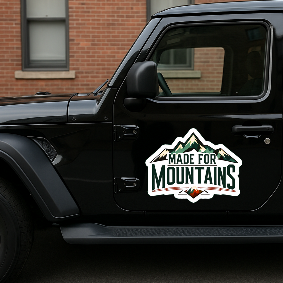 Conquered Ladakh Sticker Mountain Rider Badge Decal Copy premium sticker product image 4