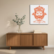 Khatu Shyam Ji Glow In The Dark Frame Divine Blessings Protection premium vinyl sticker product image 2