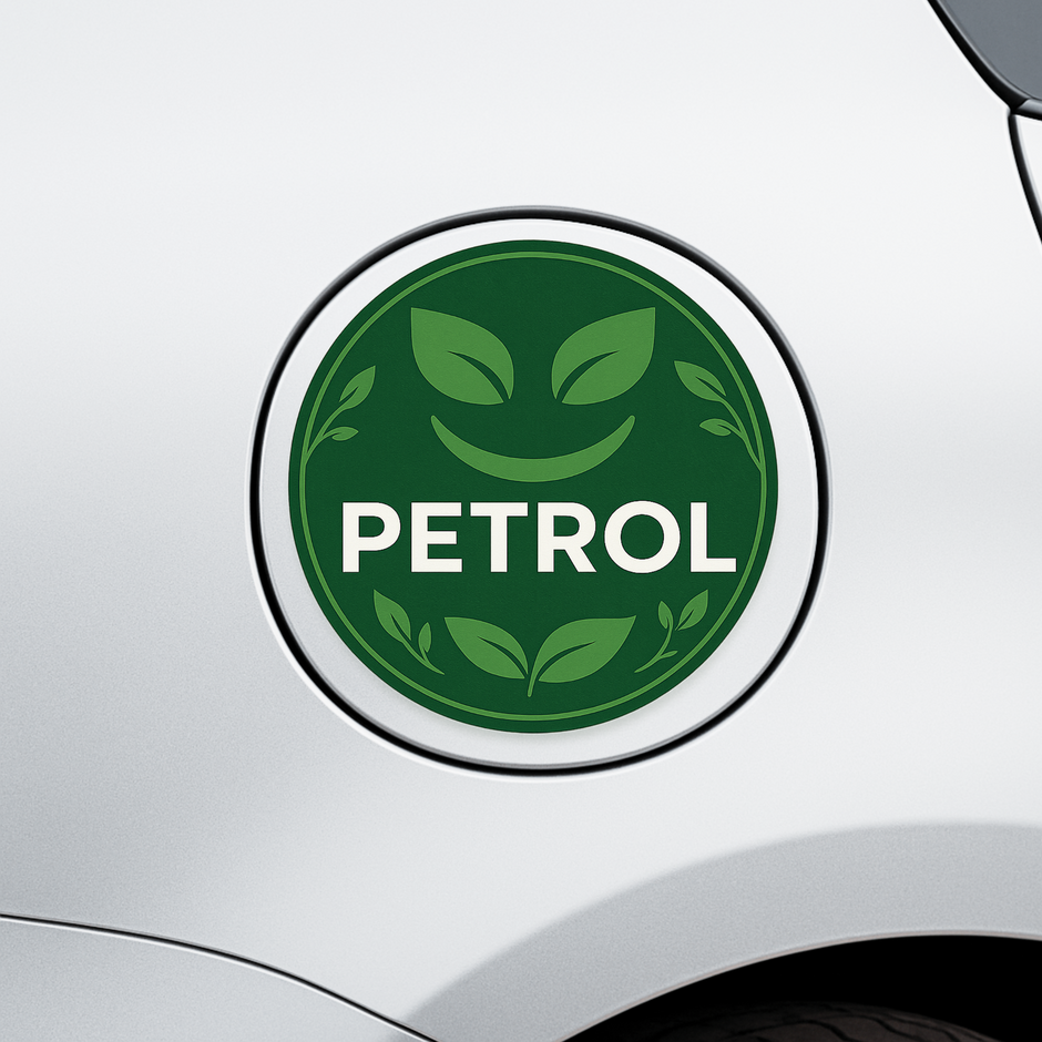 Robot Petrol Fuel Sticker Waterproof Vinyl Decal Copy premium vinyl sticker product image 3