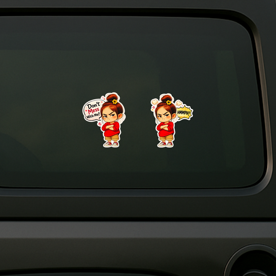 Funny Fuel Lid Sticker Pura Bhar Nakhre Mat Kar Waterproof Matte Copy high-quality product image angle 1
