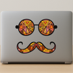Sun Moon Sunglass Sticker Vibrant Boho Edition Copy premium product image view 5