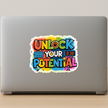 Back Off Skull Sticker Cool Biker Attitude Series Copy premium product image view 4