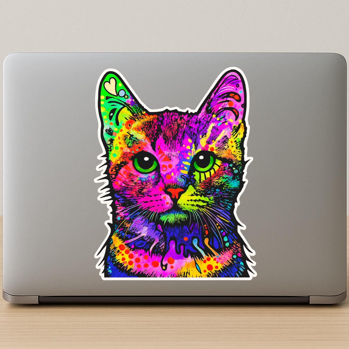 Tie Dye Gnomes Sticker Peace Love Happiness Series Copy premium product image view 4