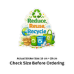 Adopt Don T Shop Cute Pets Awareness Sticker 18Cm Matte Vinyl Stixy Copy high-quality product image angle 4