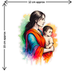 Shiv Trishul Shivling Spiritual Sticker 14Cm Matte Vinyl Stixy Copy high-quality product image angle 1