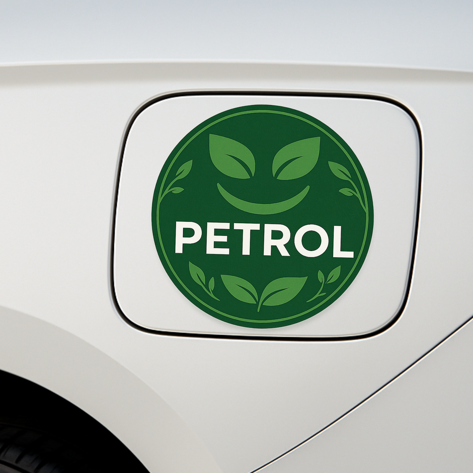Robot Petrol Fuel Sticker Waterproof Vinyl Decal Copy premium vinyl sticker product image 2