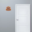 Lord Jagannath Divine Darshan Sticker Displayed on Interior Wall Beside Door by STIXY