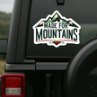 Conquered Ladakh Sticker Mountain Rider Badge Decal Copy premium sticker product image 5
