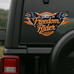 Freedom Rider Eagle Sticker Biker Wings Decal Copy premium sticker product image 3
