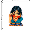 Punjabi Singh Kaur Cartoon Sticker 12Cm Waterproof Matte Vinyl Stixy Copy 1 high-quality product image angle 1