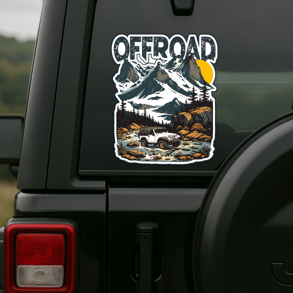 Wild Roots Jeep Sticker Offroad Adventure Decal Copy premium sticker product image 5