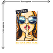 Consciously Chronic Cute Girl Sticker 9Cm Waterproof Matte Vinyl Stixy Copy high-quality product image angle 2