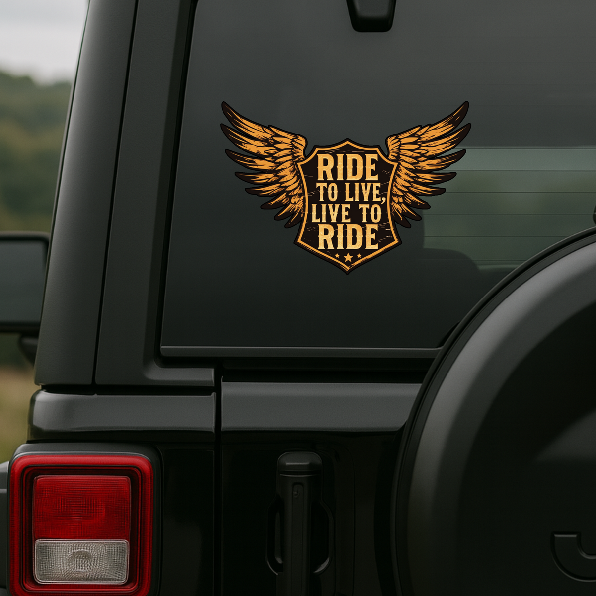 Desi Rider Sticker Skull Biker Decal For Motorcycle Lovers Copy premium sticker product image 5