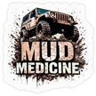 Mud Medicine Off Road SUV Sticker 18cm Waterproof Matte Vinyl – STIXY high-quality product image angle 2