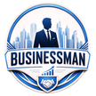 Businessman Success Badge Sticker 14cm Waterproof Matte Vinyl – STIXY high-quality product image angle 4