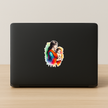 Shiv Trishul Shivling Spiritual Sticker 14Cm Matte Vinyl Stixy Copy high-quality product image angle 3