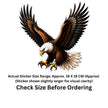 Patriotic Eagle Compass Sticker 18Cm Waterproof Matte Vinyl Stixy Copy premium vinyl sticker image 609