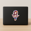 Punjabi Couple Walking Sticker 12Cm Waterproof Matte Vinyl Stixy Copy high-quality product image angle 1