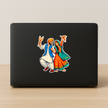 Punjabi Couple Cartoon Sticker 10Cm Waterproof Matte Vinyl Stixy Copy high-quality product image angle 3