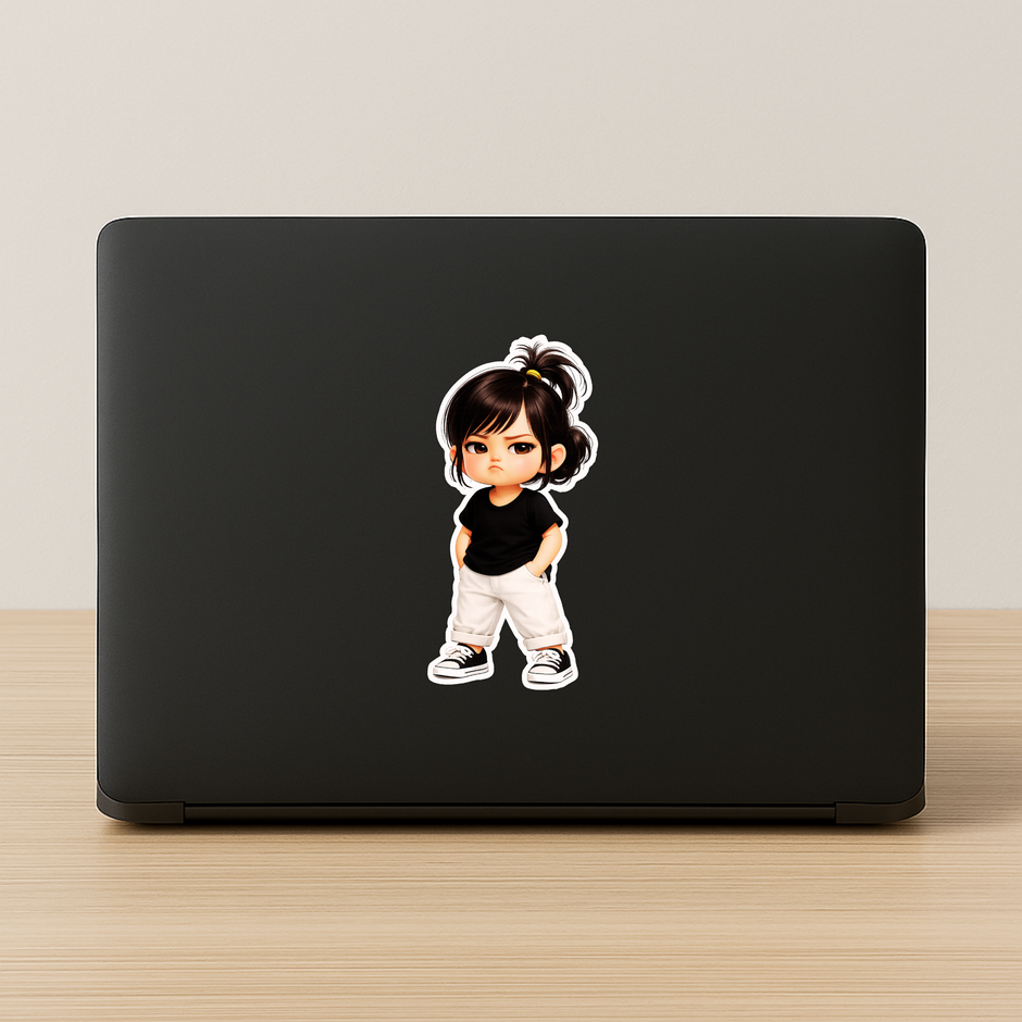 Punjabi Couple Walking Together Sticker 11Cm Matte Vinyl Stixy Copy high-quality product image angle 5