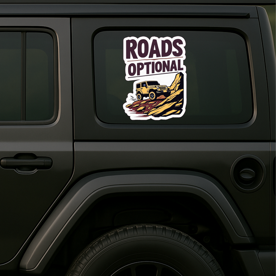 Made For Mountains Sticker Offroad Jeep Adventure Decal Copy premium sticker product image 6