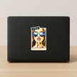 Consciously Chronic Cute Girl Sticker 9Cm Waterproof Matte Vinyl Stixy Copy high-quality product image angle 4
