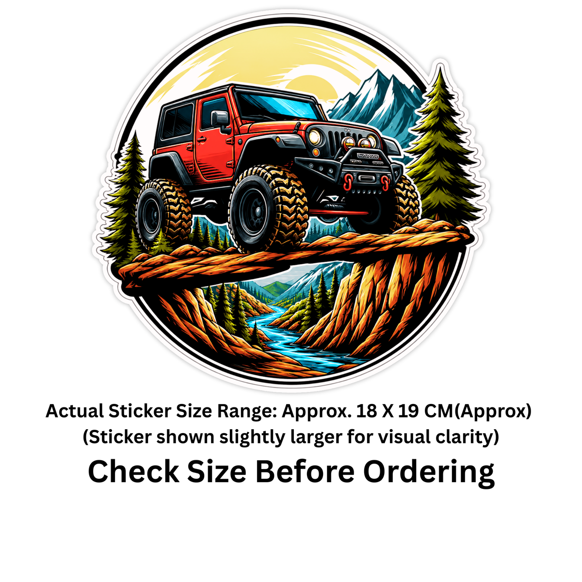 Traditional Farming Village Art Sticker 20Cm Waterproof Matte Vinyl Stixy Copy high-quality product image angle 2