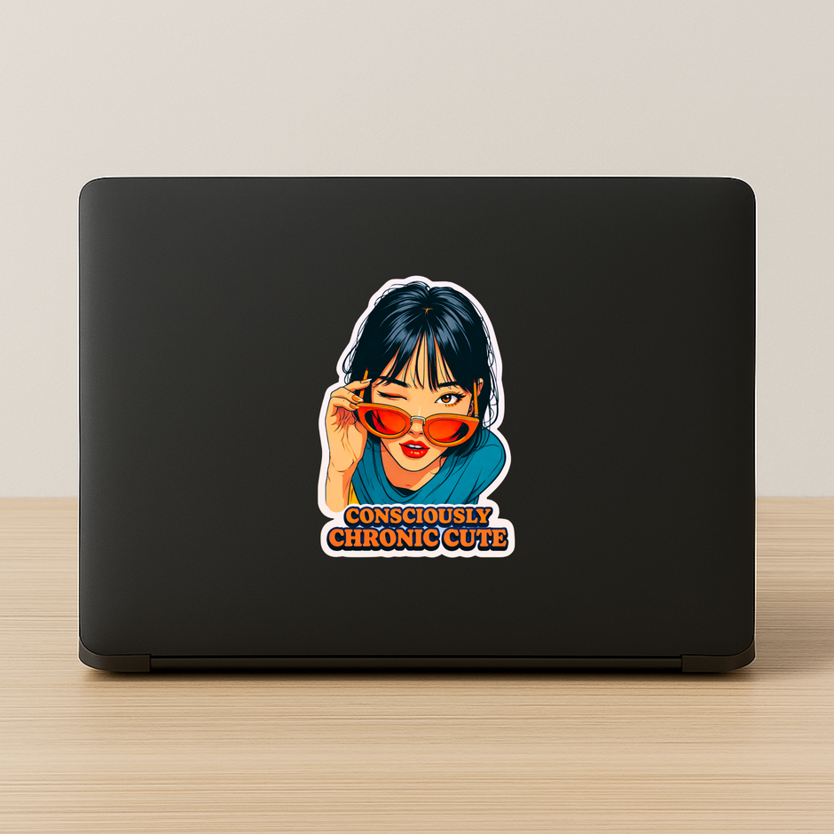 Punjabi Singh Kaur Cartoon Sticker 12Cm Waterproof Matte Vinyl Stixy Copy 1 high-quality product image angle 3
