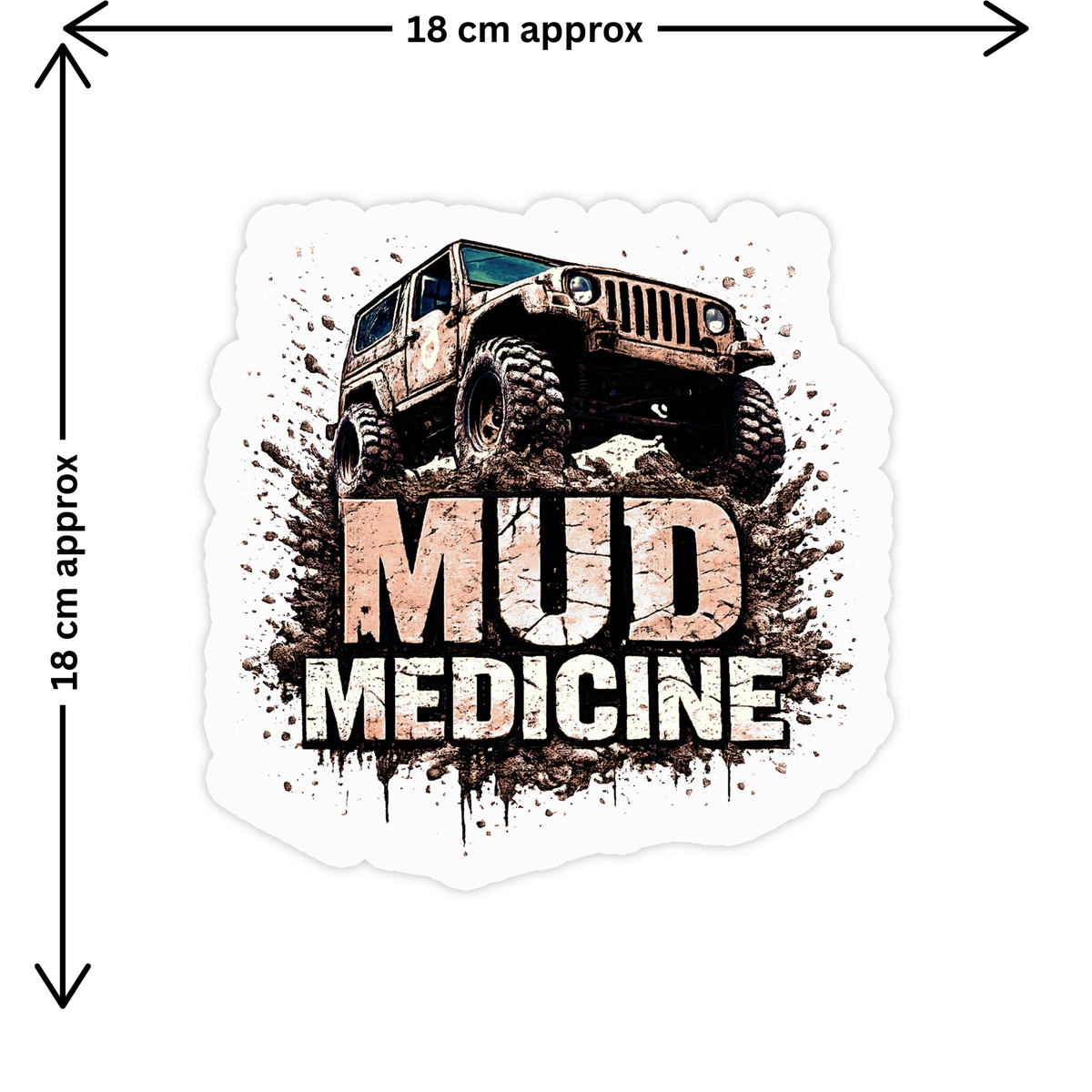 Off Road Legends Adventure Suv Sticker 18Cm Waterproof Matte Vinyl Stixy Copy high-quality product image angle 4