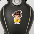Cute Angry Chibi Girl Sticker Set Of 2 Waterproof Matte Vinyl Stixy Copy high-quality product image angle 2