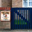 Beware Dog Bites Bulldog Warning Sticker Waterproof Security Sign For Gates Doors And Wall Copy premium sticker product image 3