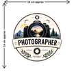 Photographer Camera Art Sticker 15Cm Waterproof Matte Vinyl Stixy Copy high-quality product image angle 5
