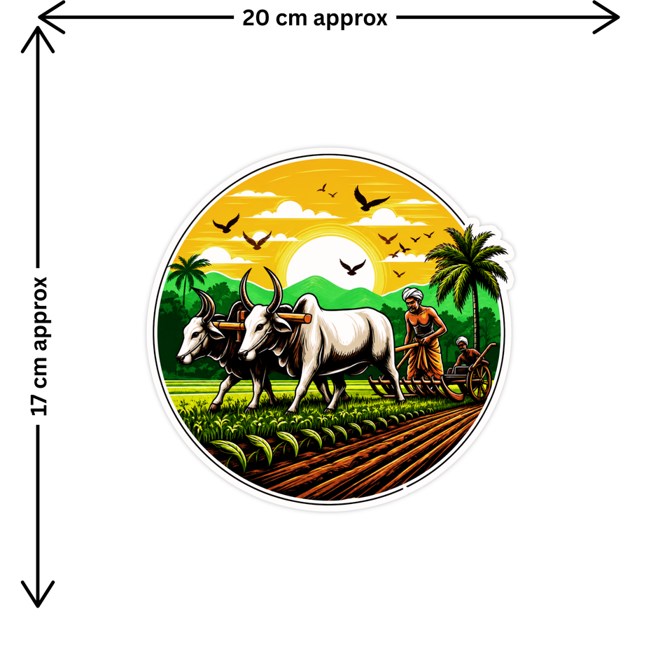 Tropical Sunset Beach Suv Sticker 20Cm Waterproof Matte Vinyl Stixy Copy high-quality product image angle 5