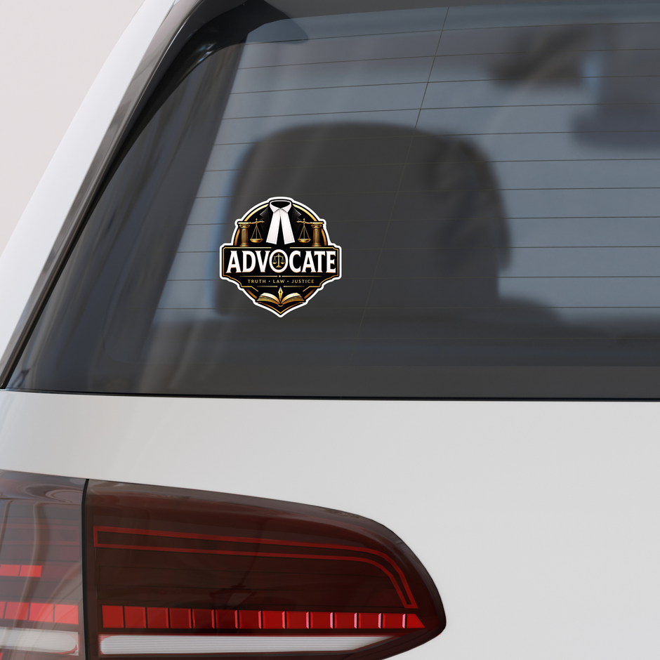 Vakil Shield Emblem Sticker 12Cm Waterproof Matte Vinyl Stixy Copy high-quality product image angle 1