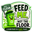 Keep It Clean – Feed Me, Not the Floor Sticker 18cm Waterproof Matte Vinyl – STIXY premium vinyl sticker image 384