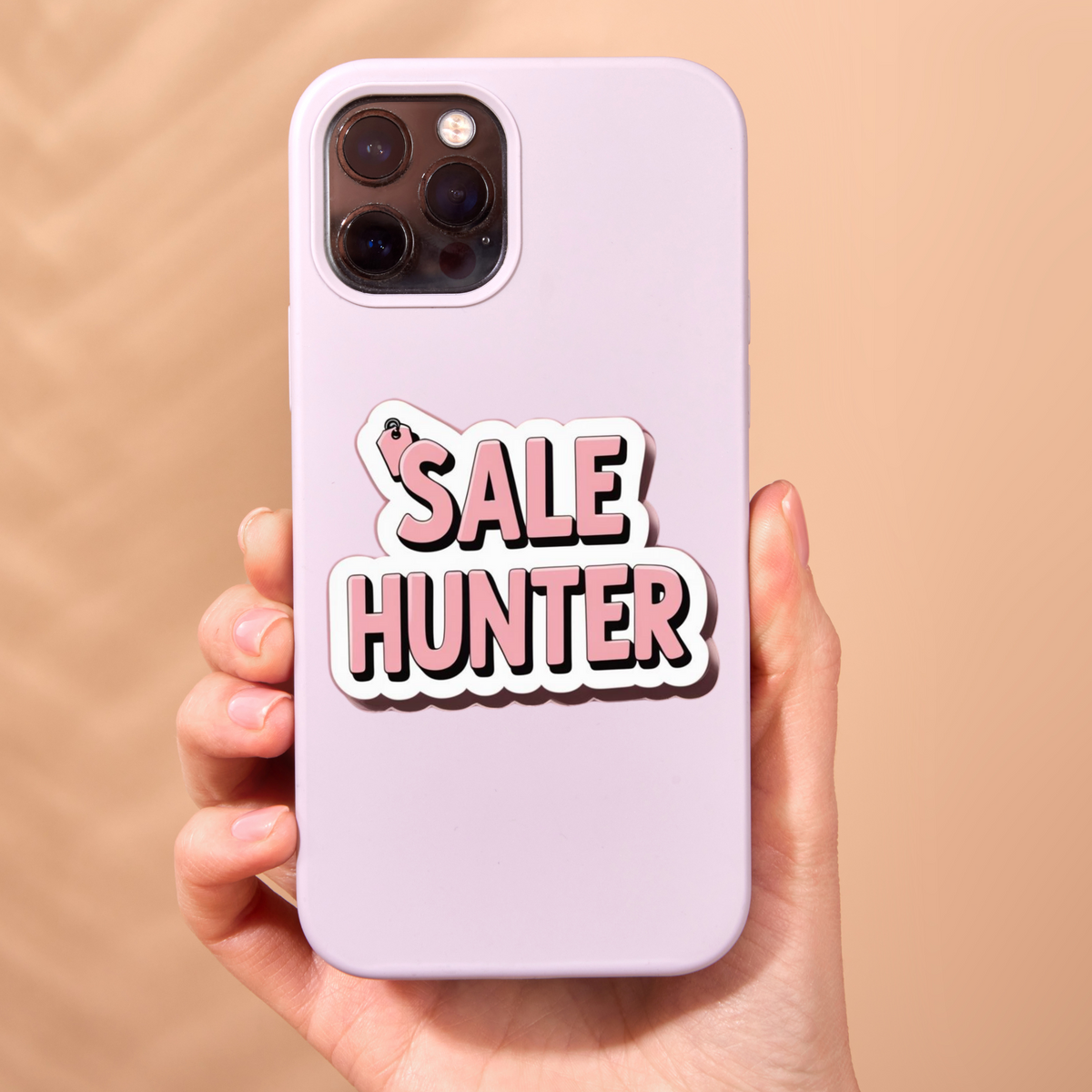 Sale Hunter Bill Payer Waterproof Phone Sticker Set Fun His Hers Couple Design premium sticker product image 4