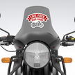 Made In India Ride With Pride Sticker Patriotic Bike Decal Copy premium sticker product image 3