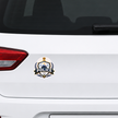 Police Professional Badge Sticker 14Cm Waterproof Matte Vinyl Stixy Copy high-quality product image angle 4