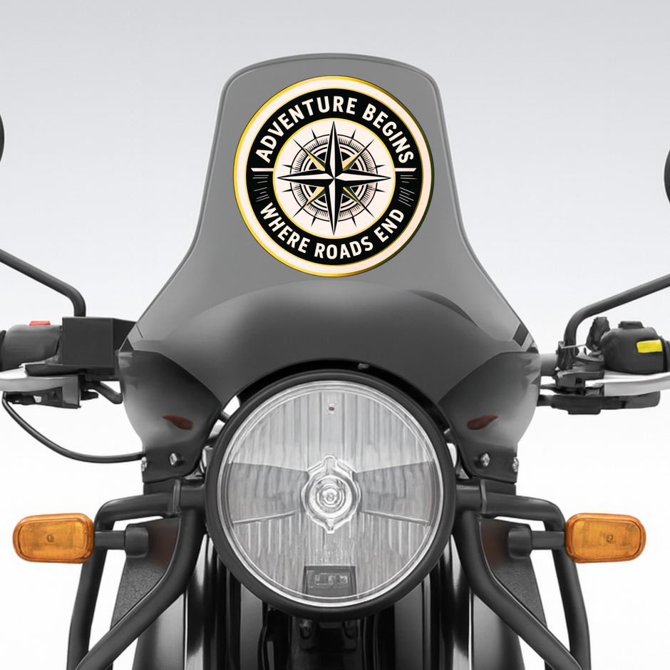 Adventure Machine 4X4 Sticker Jeep Front Design Decal Copy premium sticker product image 5