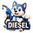 Cute Diesel Husky Sticker 12 × 13 cm | Cartoon Fuel Nozzle Dog Design | Waterproof Matte Vinyl – STIXY premium vinyl sticker image 257
