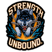 STRENGTH UNBOUND STICKER – WOLF POWER EDITION premium product image view 1