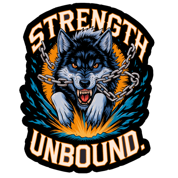 STRENGTH UNBOUND STICKER – WOLF POWER EDITION premium product image view 1
