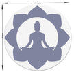 Lotus Buddha Wall Frame Round Reflective Calmness premium sticker image view 5